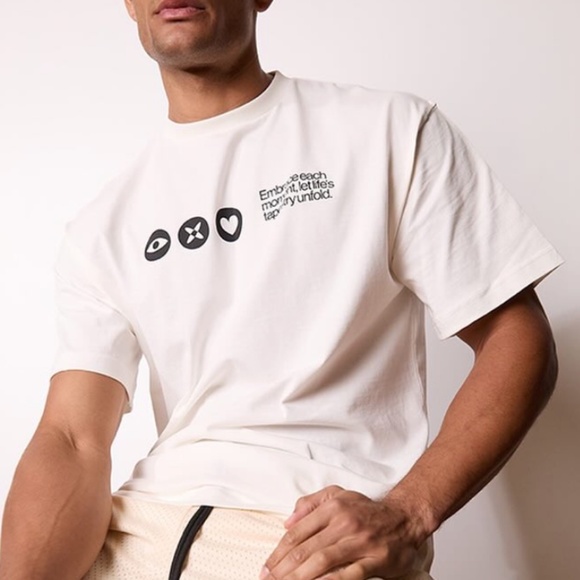 Active After Coffee "Eyes, Heart, Mind Open" Tee - Picture 1 of 7